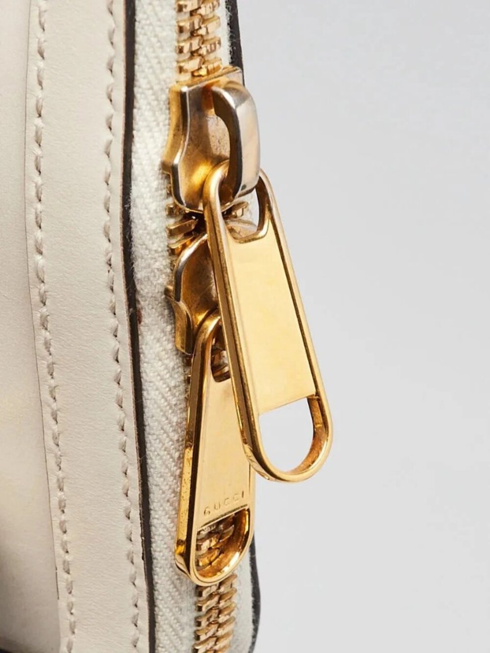 Gucci White Smooth Leather 1955 Horsebit Mini Bag - Picture 9 of 12
